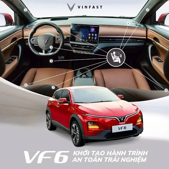 Mẫu SUV điện VinFast VF 6 với thiết kế trẻ trung